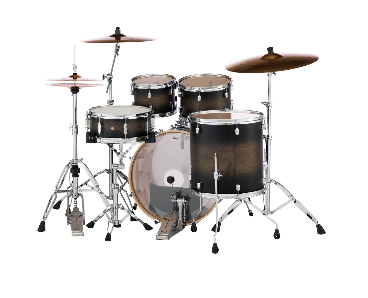 Pearl Decade Maple 22 Fusion 5 Piece Drum Kit in Satin Black Burst