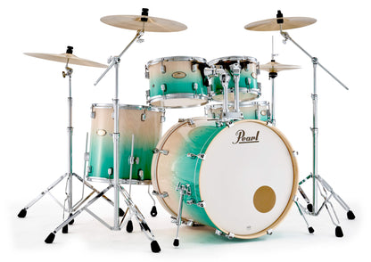 Pearl DMP Artisan 22" 5-Piece Fusion Plus Kit W/Hardware in White Beach Pine Fade