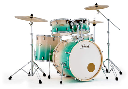 Pearl DMP Artisan 22" 5-Piece Fusion Plus Kit W/Hardware in White Beach Pine Fade