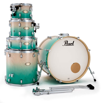 Pearl DMP Artisan 22" 5-Piece Fusion Plus Kit W/Hardware in White Beach Pine Fade