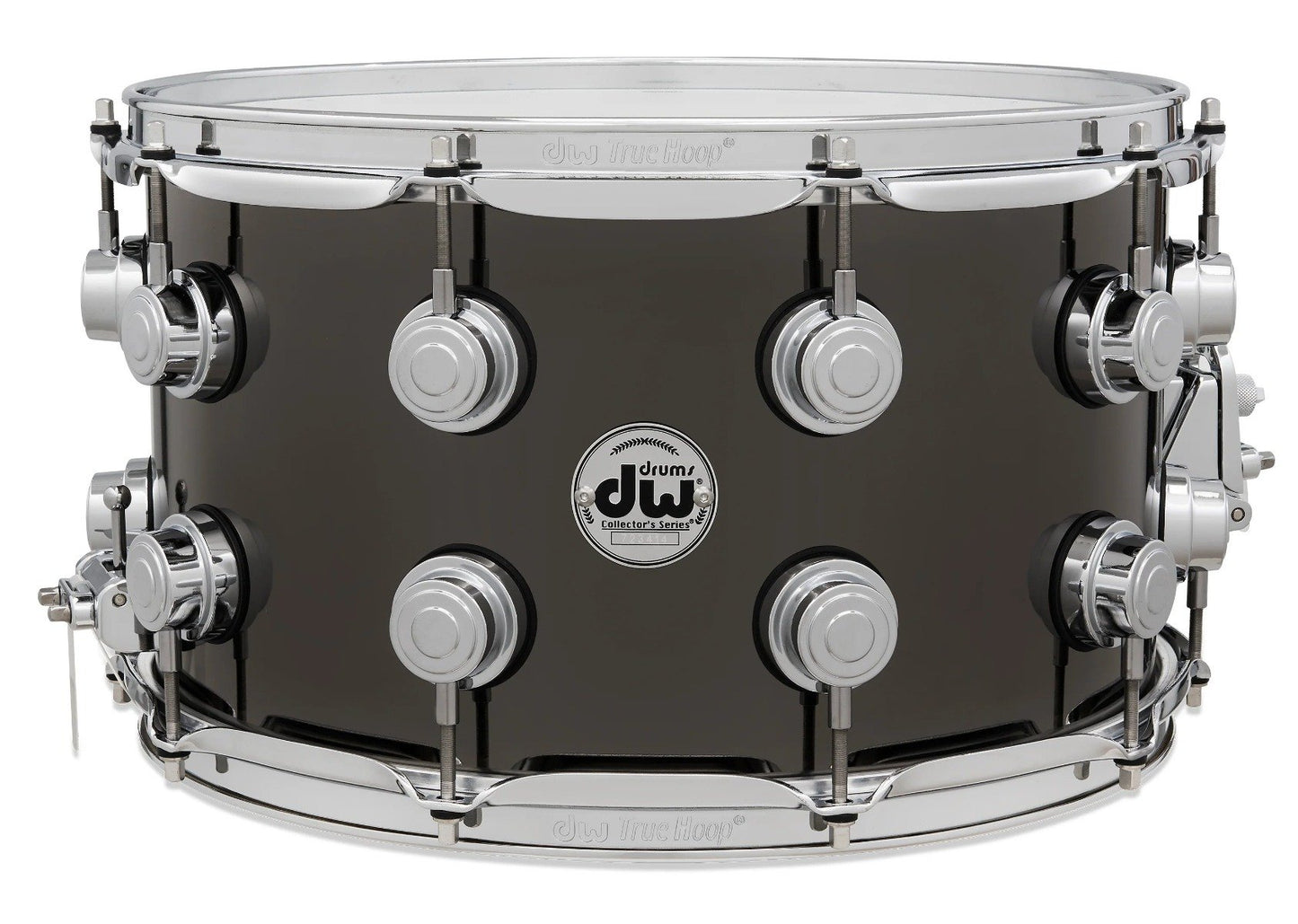 DW Collectors Series 8" x 14" Black Nickel Over Brass Snare Drum