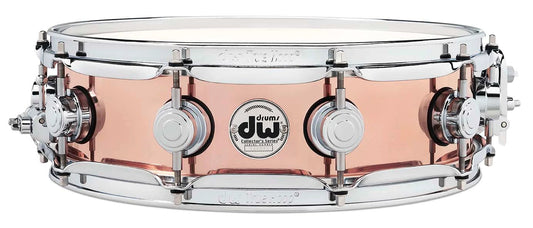 DW Collectors Series 4" x 14" Polished Copper Snare Drum