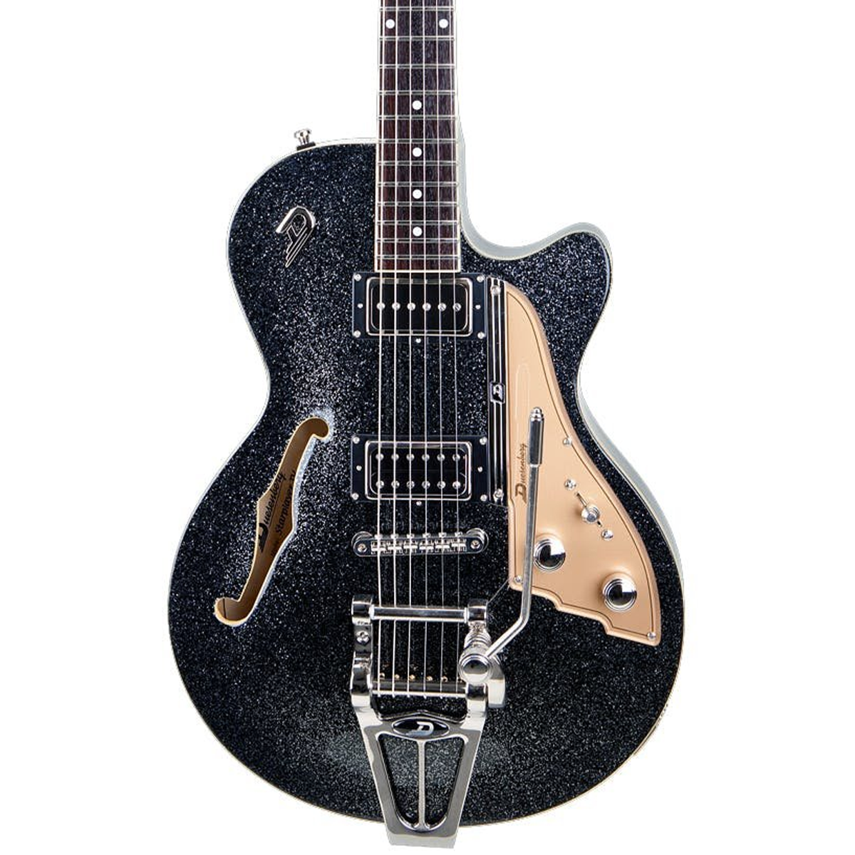 Duesenberg Starplayer TV Electric Guitar in Black Sparkle