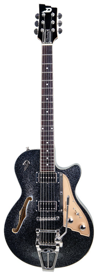 Duesenberg Starplayer TV Electric Guitar in Black Sparkle