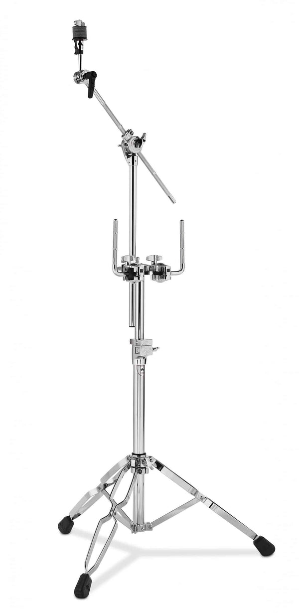 DW DWCP9934 9000 Series Heavy Duty Double Tom Cymbal Stand and Cymbal Boom Arm