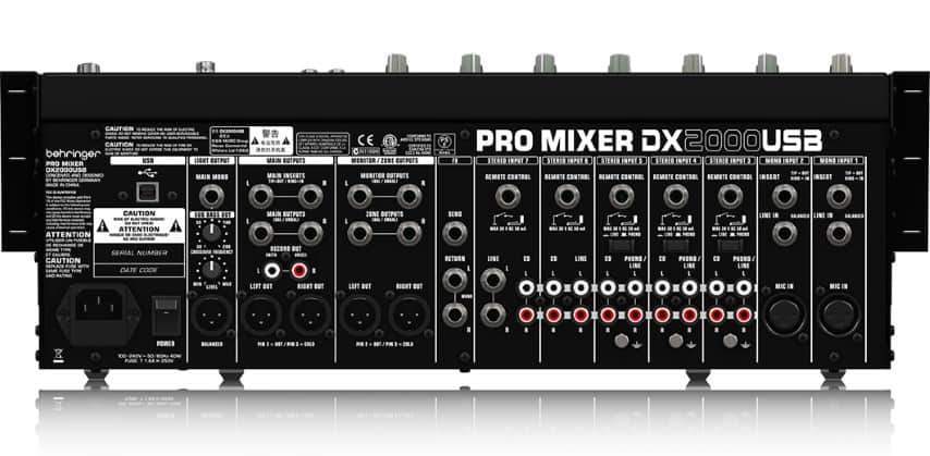 Behringer DX2000USB Professional 7 Channel DJ Mixer