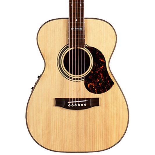 Maton EA808 The Australian Acoustic Electric Guitar in UV Gloss Natural Face and Headstock