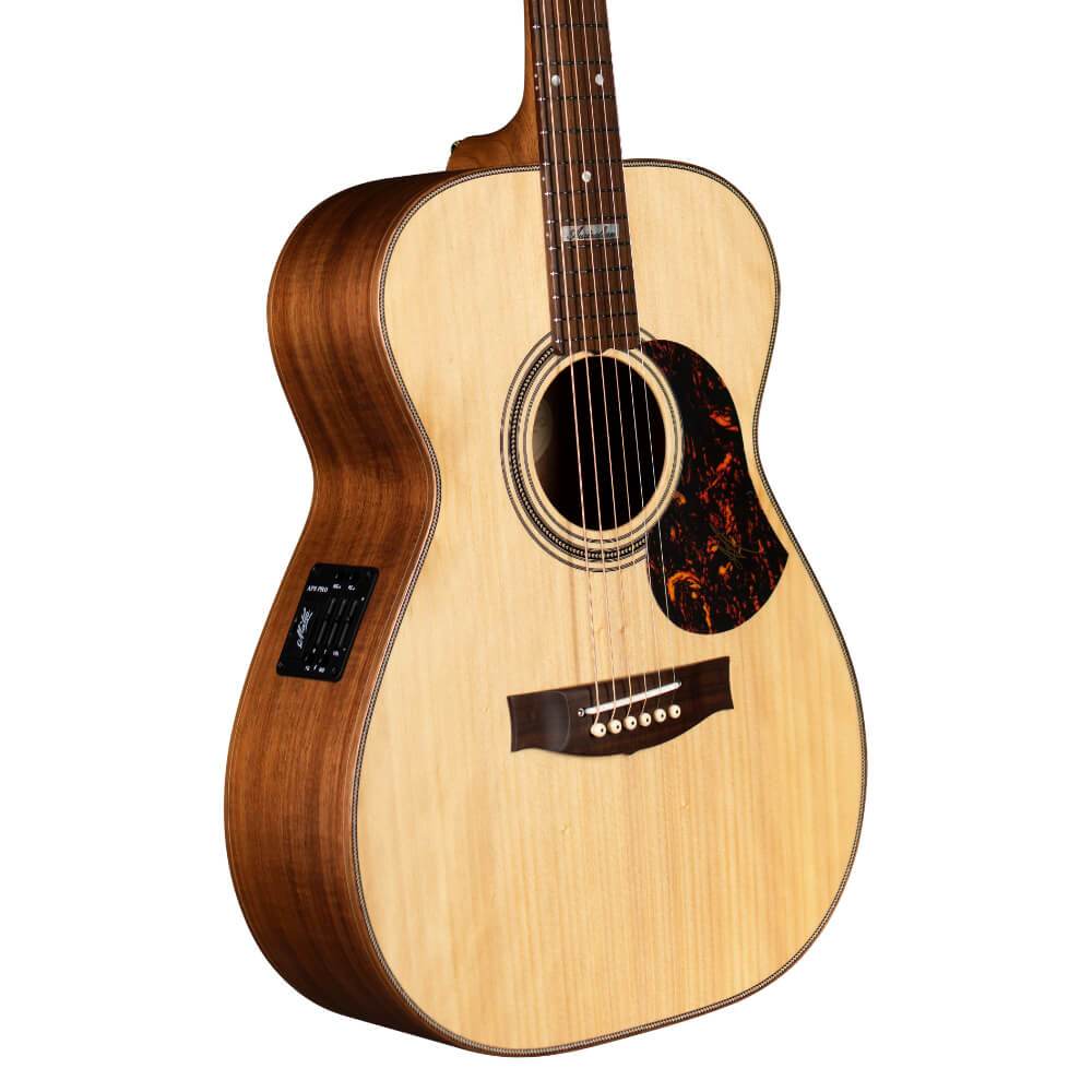 Maton EA808 The Australian Acoustic Electric Guitar in UV Gloss Natural Face and Headstock