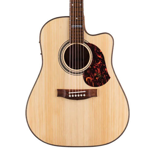 Maton EA80C The Australian Acoustic Electric Guitar in UV Gloss Natural Face and Headstock