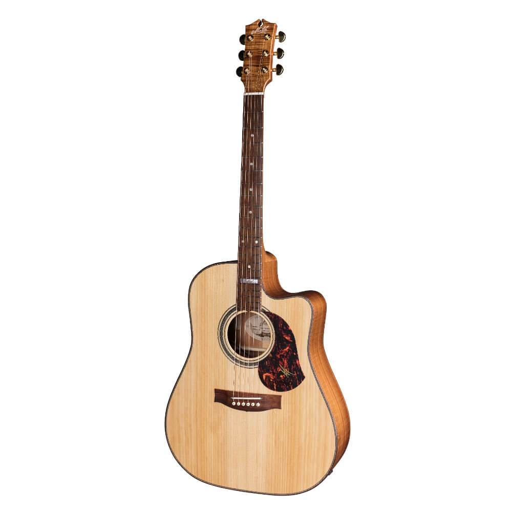 Maton EA80C The Australian Acoustic Electric Guitar in UV Gloss Natural Face and Headstock
