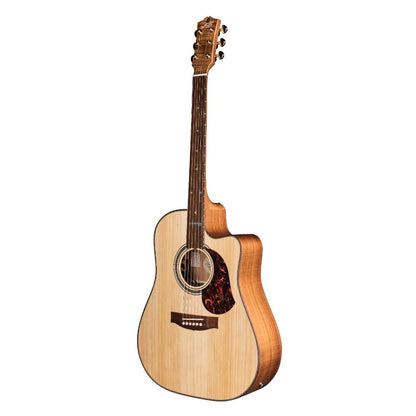 Maton EA80C The Australian Acoustic Electric Guitar in UV Gloss Natural Face and Headstock