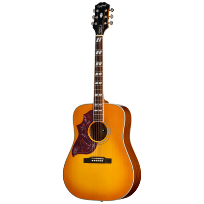 Epiphone Hummingbird Studio Left Handed Acoustic Guitar in Heritage Cherry Sunburst