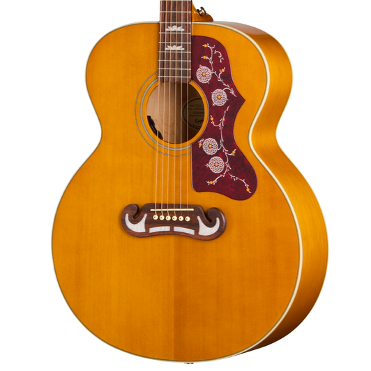 Epiphone J-200 Studio Acoustic Electric Guitar in Natural