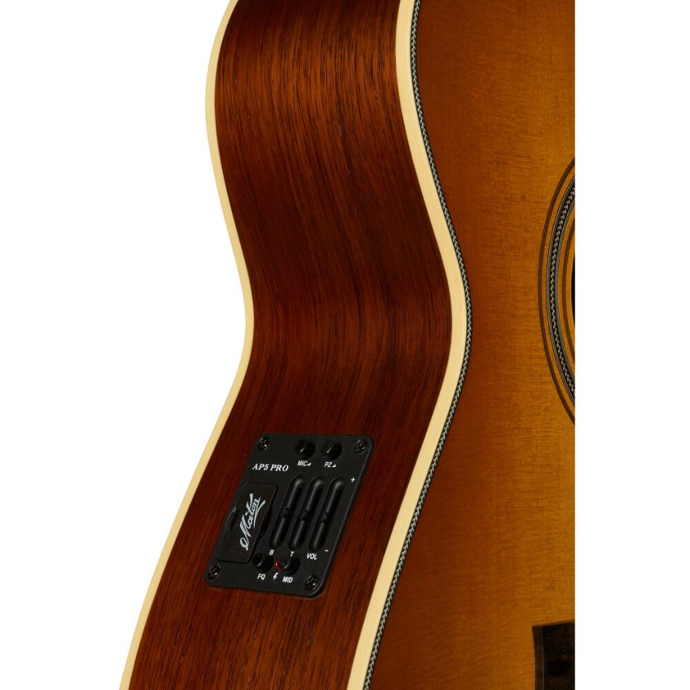 Maton EBG808 NASHVILLE Acoustic Guitar in Vintage Amber Burst