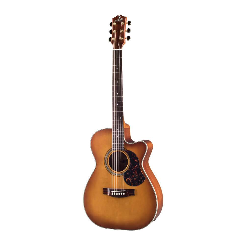 Maton EBG808C Nashville Acoustic Electric Guitar in Vintage Amber Satin