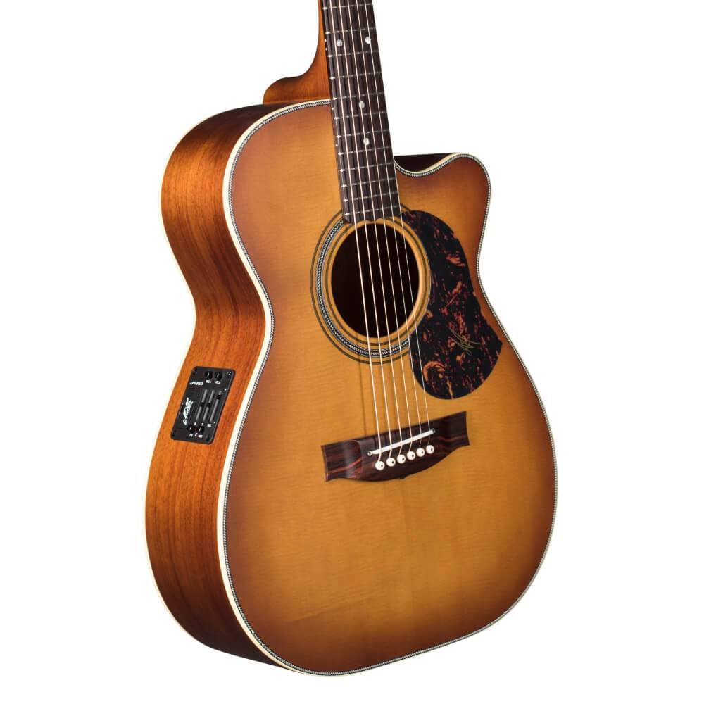 Maton EBG808C Nashville Acoustic Electric Guitar in Vintage Amber Satin