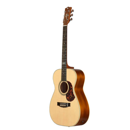 Maton EBG808TE Tommy Emmanuel Acoustic Electric Guitar in Natural Satin - Left-Handed