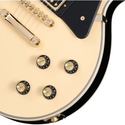 Epiphone Les Paul Custom Inc Electric Guitar in Antique Ivory