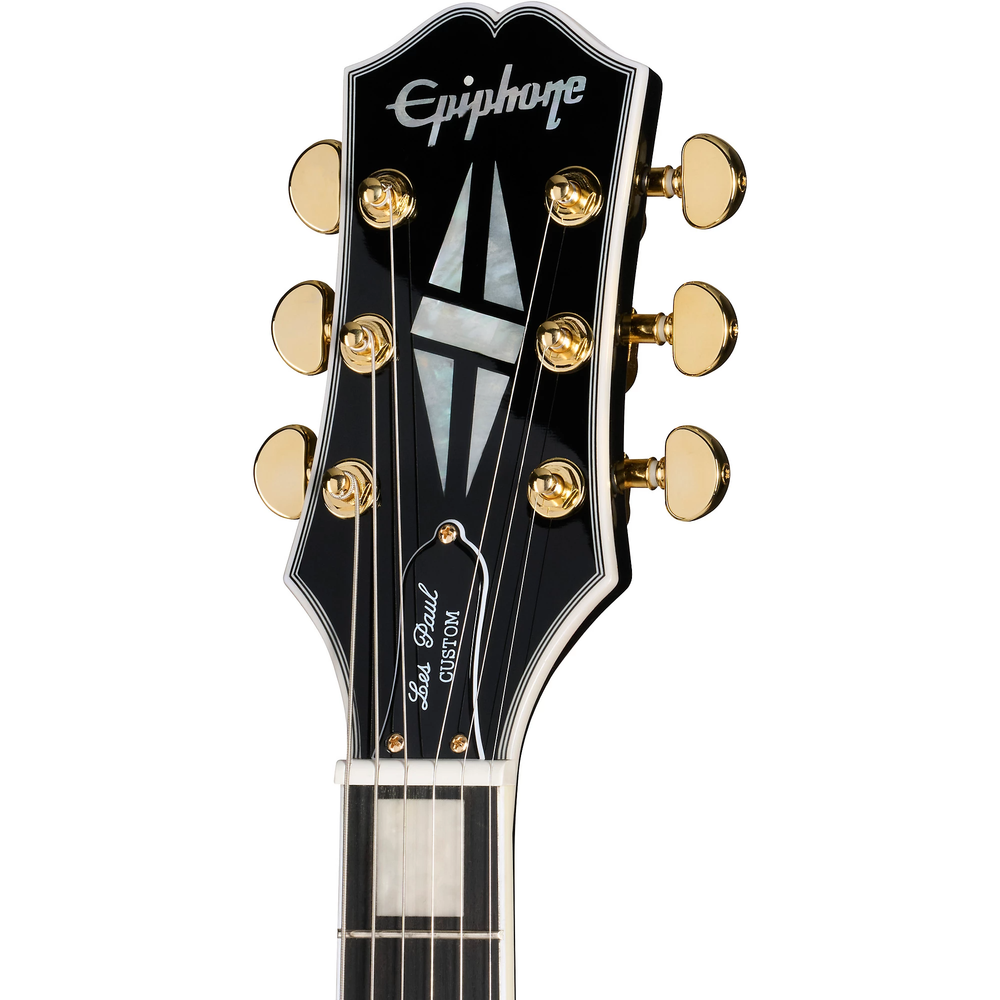 Epiphone Les Paul Custom Inc Electric Guitar in Antique Ivory