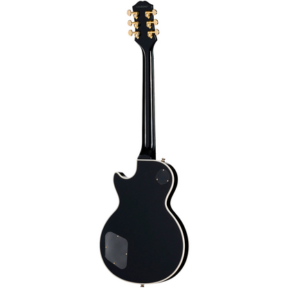Epiphone Les Paul Custom Quilt Inc Electric Guitar in Cobra Burst