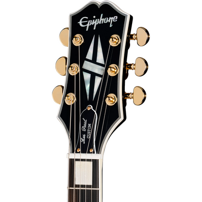 Epiphone Les Paul Custom Quilt Inc Electric Guitar in Cobra Burst