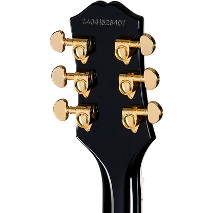 Epiphone Les Paul Custom Quilt Inc Electric Guitar in Cobra Burst