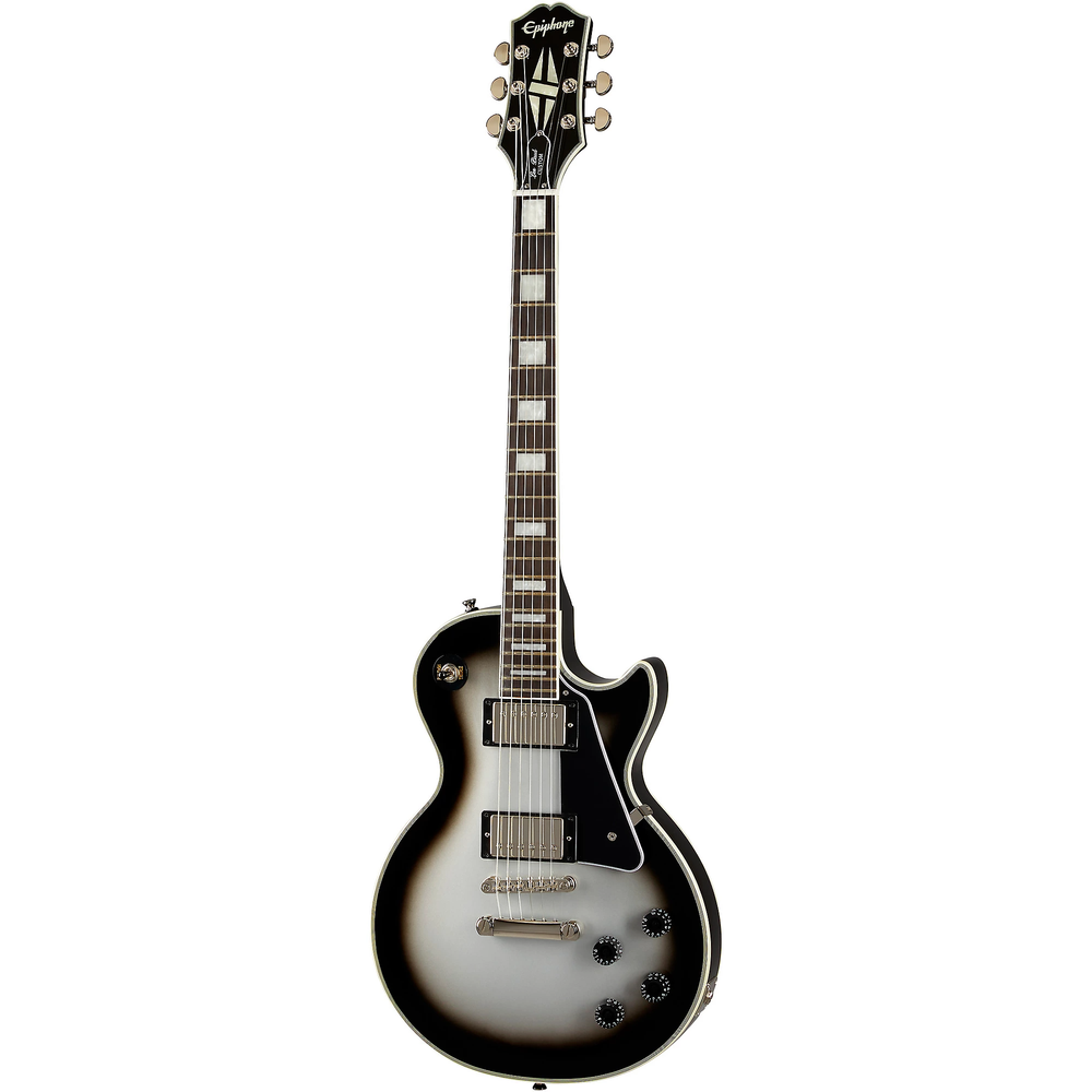 Epiphone Les Paul Custom Inc Electric Guitar in Silverburst