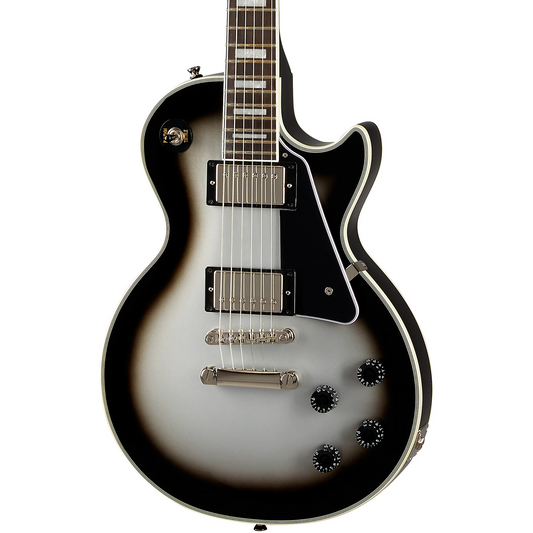 Epiphone Les Paul Custom Inc Electric Guitar in Silverburst