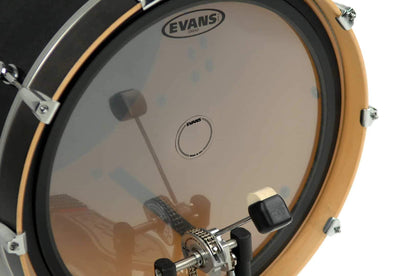 Evans EQ Bass Drum Single Patch in Clear Plastic