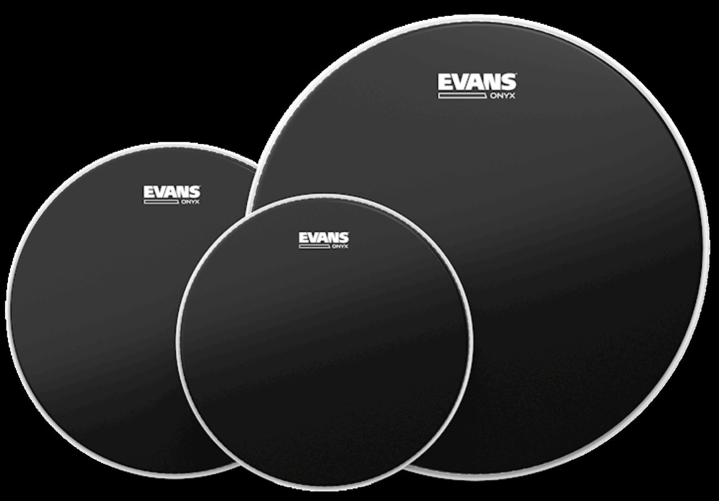 Evans Drumheads Onyx Pack 12", 13" and 16"