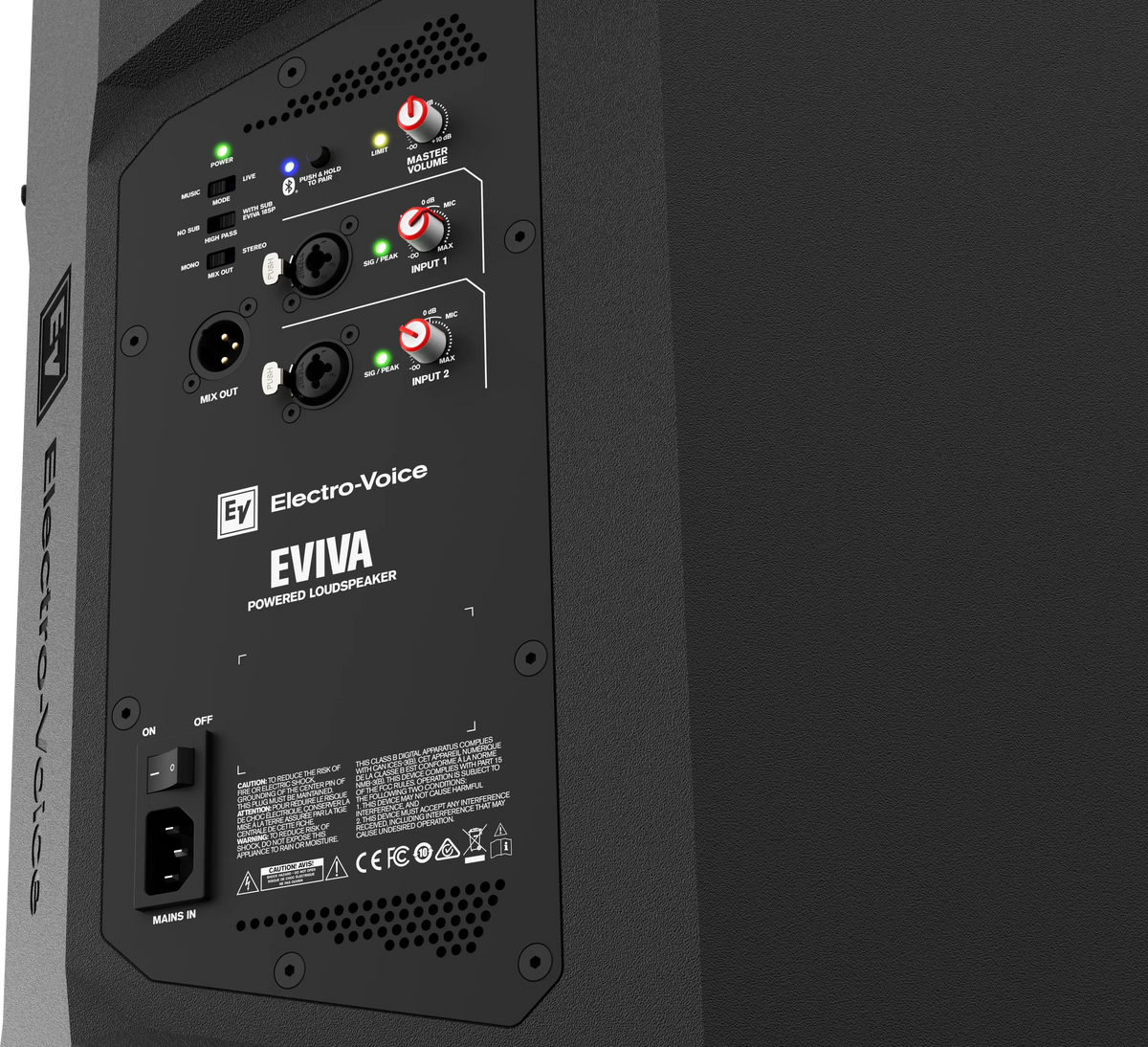 Electro-Voice EVIVA 12P - Powered 2-way Loudspeaker - 12" LF,  1" HF 1000W
