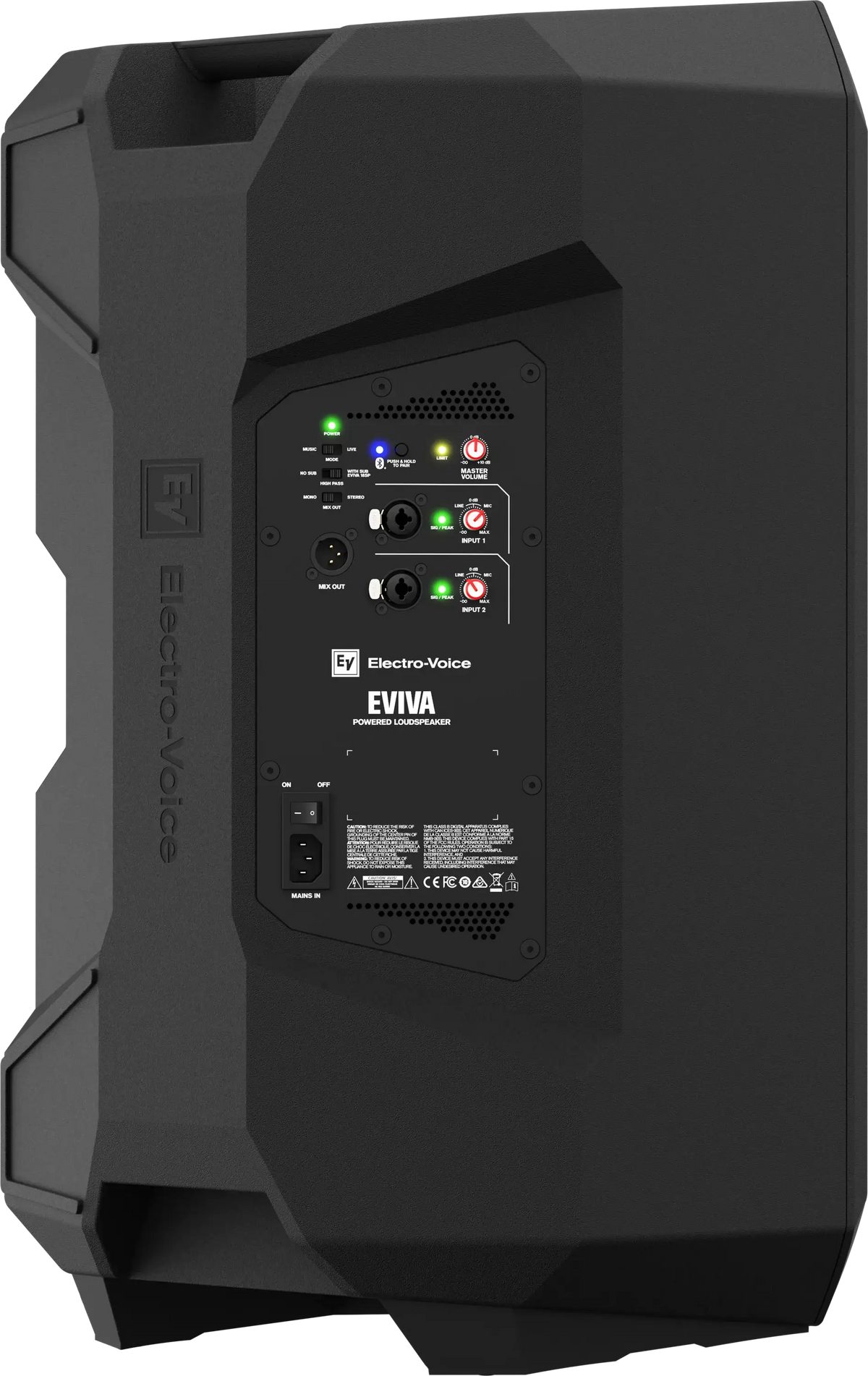 Electro-Voice EVIVA 15P - Powered 2-way Loudspeaker -  15" LF,  1" HF 1000W
