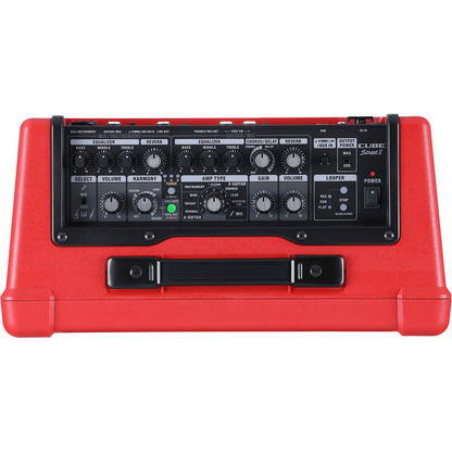 Boss CUBE Street II 2x6.5" 10W Battery Powered Stereo Amp in Red | EX-DEMO