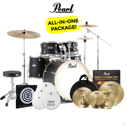Pearl EXX Export Plus 22" Fusion Kit Package in Graphite Slate