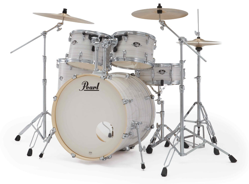 Pearl EXX Export Plus 22" Rock Kit Package in Slipstream White