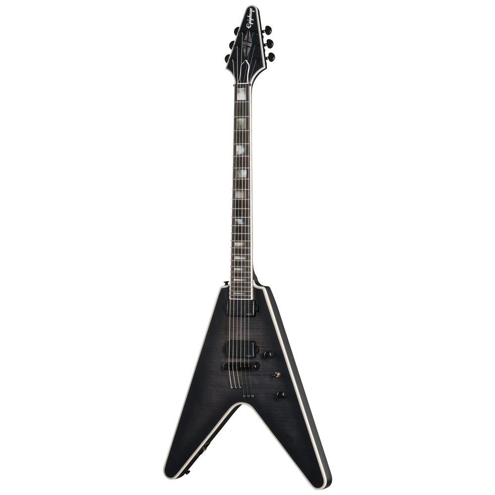 Epiphone Prophecy Flying V in Obsidian Storm Satin