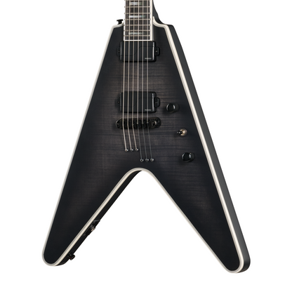 Epiphone Prophecy Flying V in Obsidian Storm Satin
