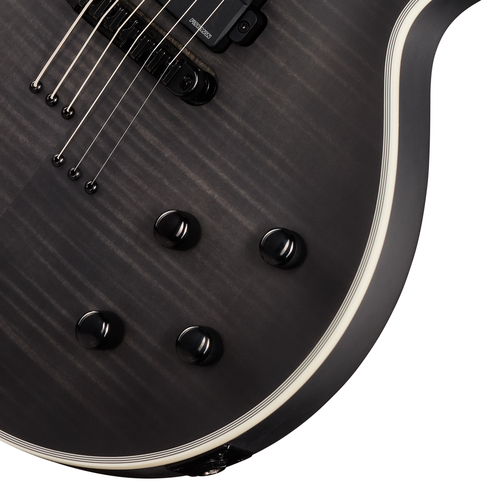 Epiphone Prophecy Les Paul Baritone in Obsidian Storm Satin