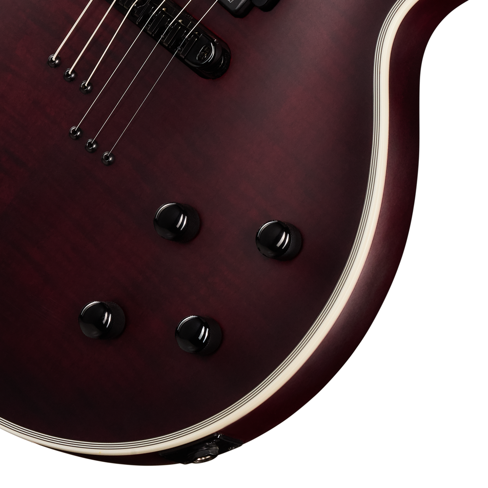 Epiphone Prophecy Les Paul in Crimson Fog Satin
