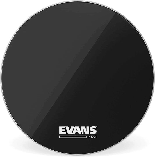 Evans 14" MX1 Black Bass Drumhead