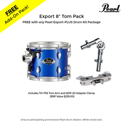 Pearl EXX Export Plus 22" Fusion Kit Package in Midnight Blue
