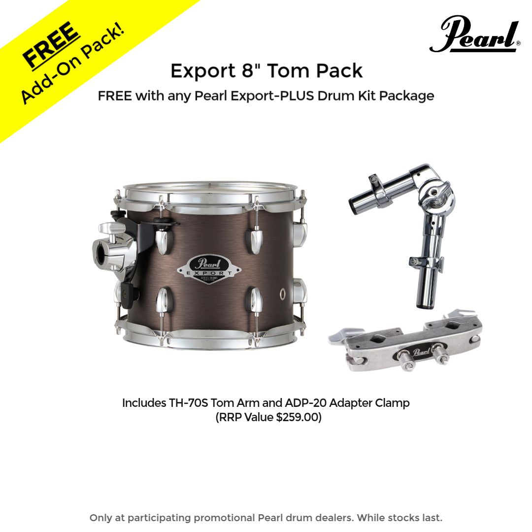 Pearl EXX Export Plus 22" Fusion Kit Package in Brushed Bronze