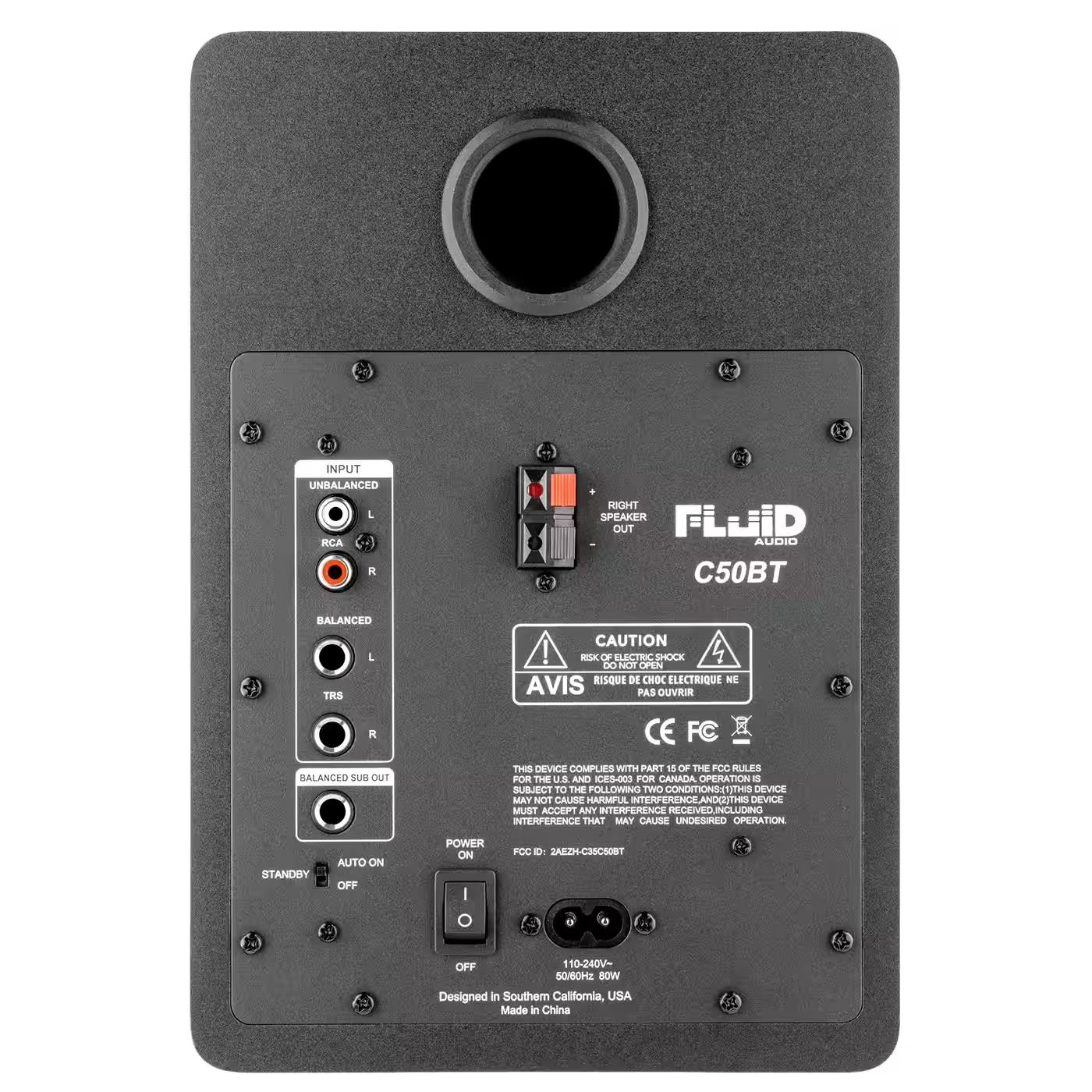Fluid Audio C50BT Active 5” Two-Way Studio Reference Monitor (Pair)