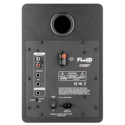 Fluid Audio C50BT Active 5” Two-Way Studio Reference Monitor (Pair)