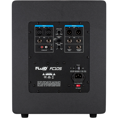 Fluid Audio FC10S Active 10” Studio Subwoofer
