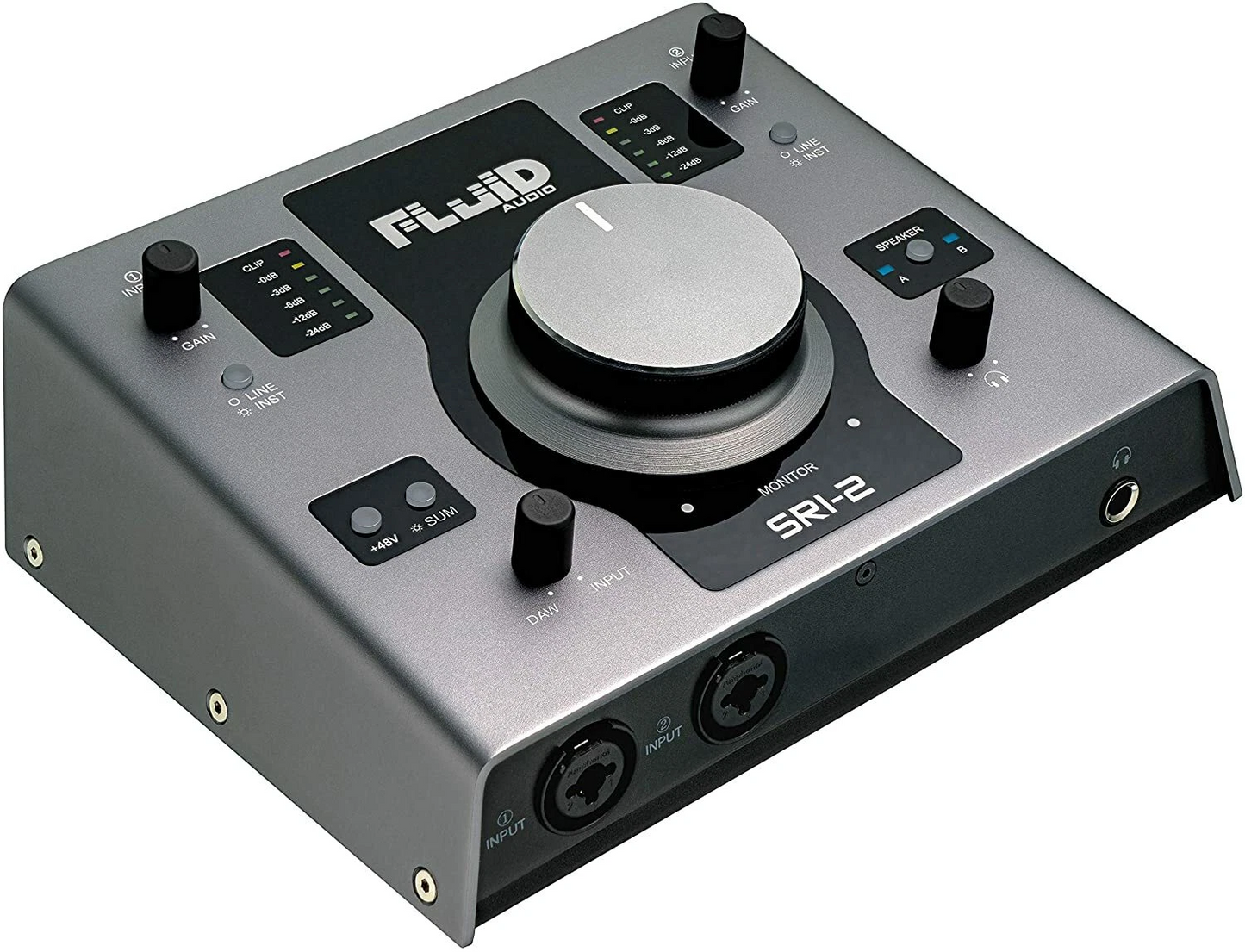 Fluid Audio SRI2 2 in / 2 out Interface with Monitor Control