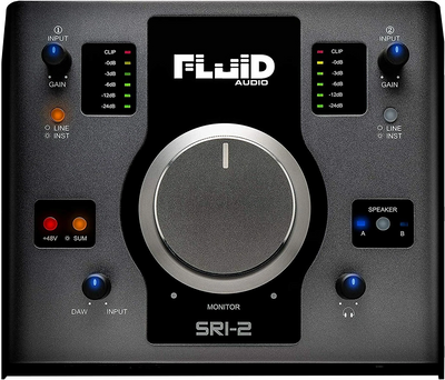 Fluid Audio SRI2 2 in / 2 out Interface with Monitor Control