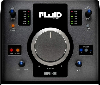 Fluid Audio SRI2 2 in / 2 out Interface with Monitor Control