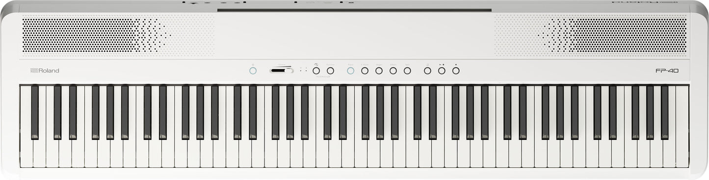 Roland FP-40 Digital Piano in White