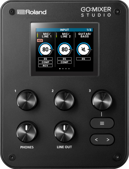 Roland GO:Mixer Studio Portable Audio Interface